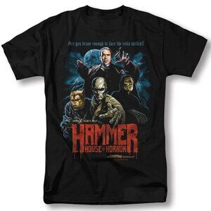 Hammer House of Horror Shirt Dracula Movie Book Graphic T-Shirt  249